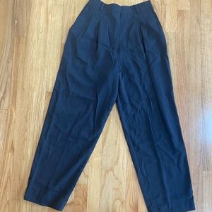 Womens dark navy trouser pants
